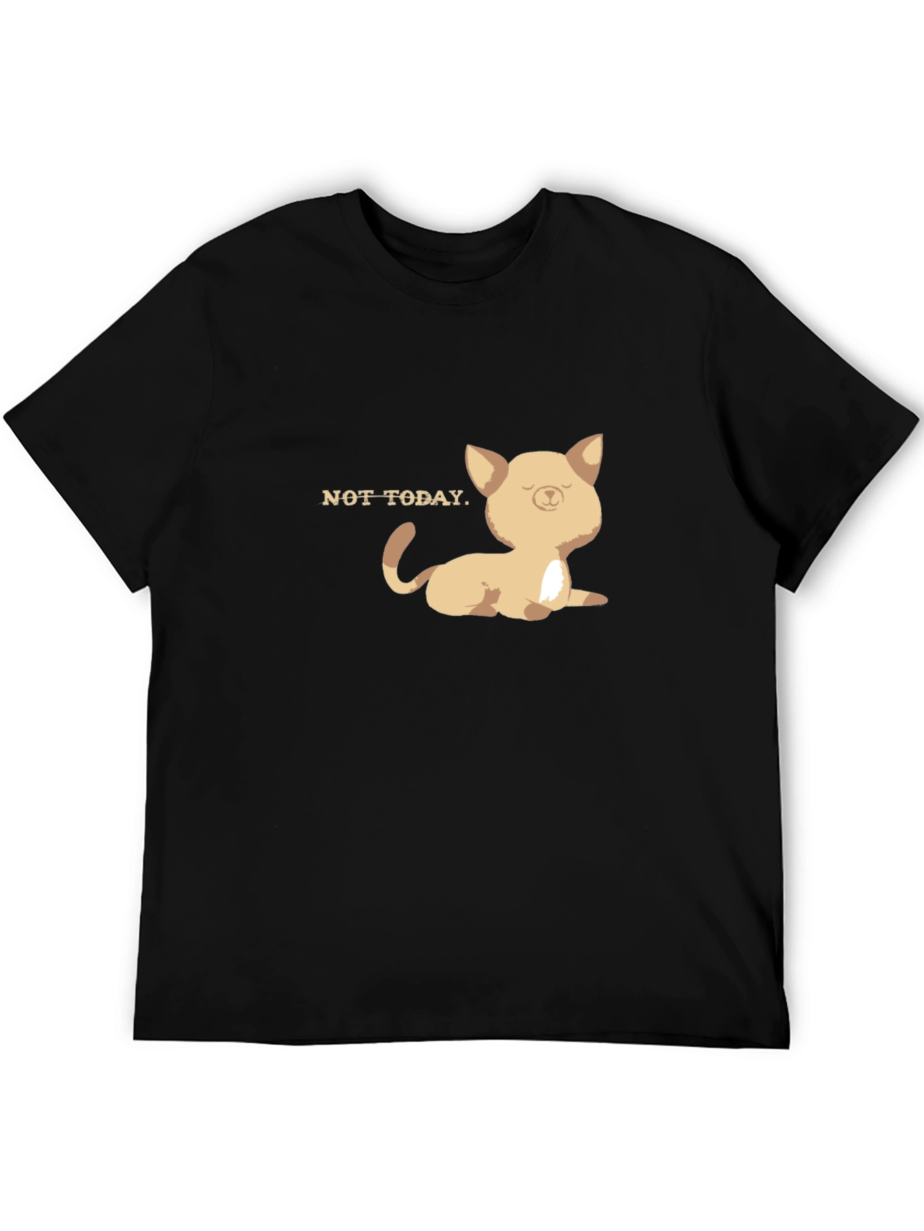 Lazy Day Cat Graphic T-Shirt