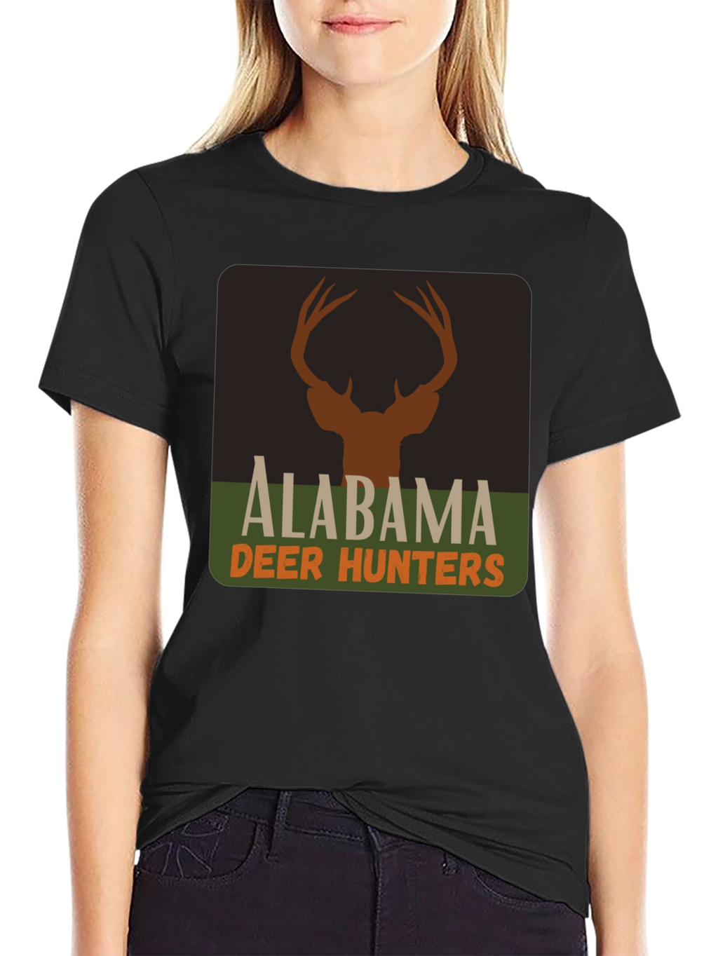 Alabama Deer Hunters Graphic T-Shirt - Hunting Season Apparel