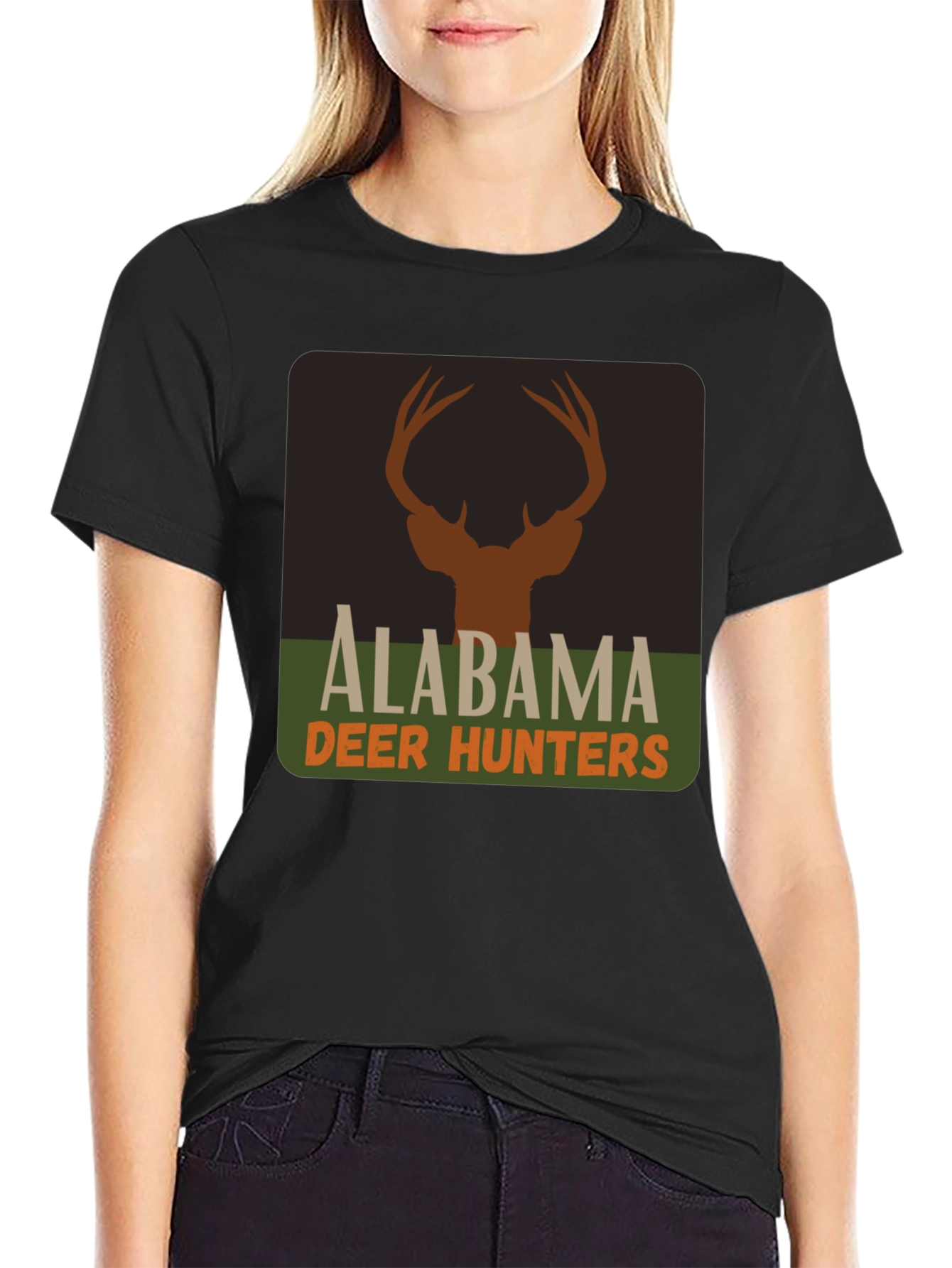 Alabama Deer Hunters Graphic T-Shirt - Hunting Season Apparel