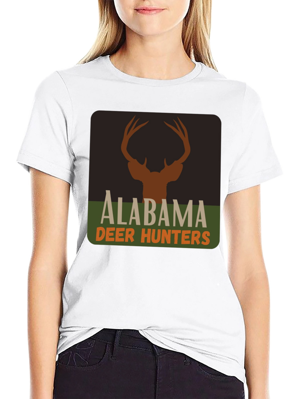 Alabama Deer Hunters Graphic T-Shirt - Hunting Season Apparel