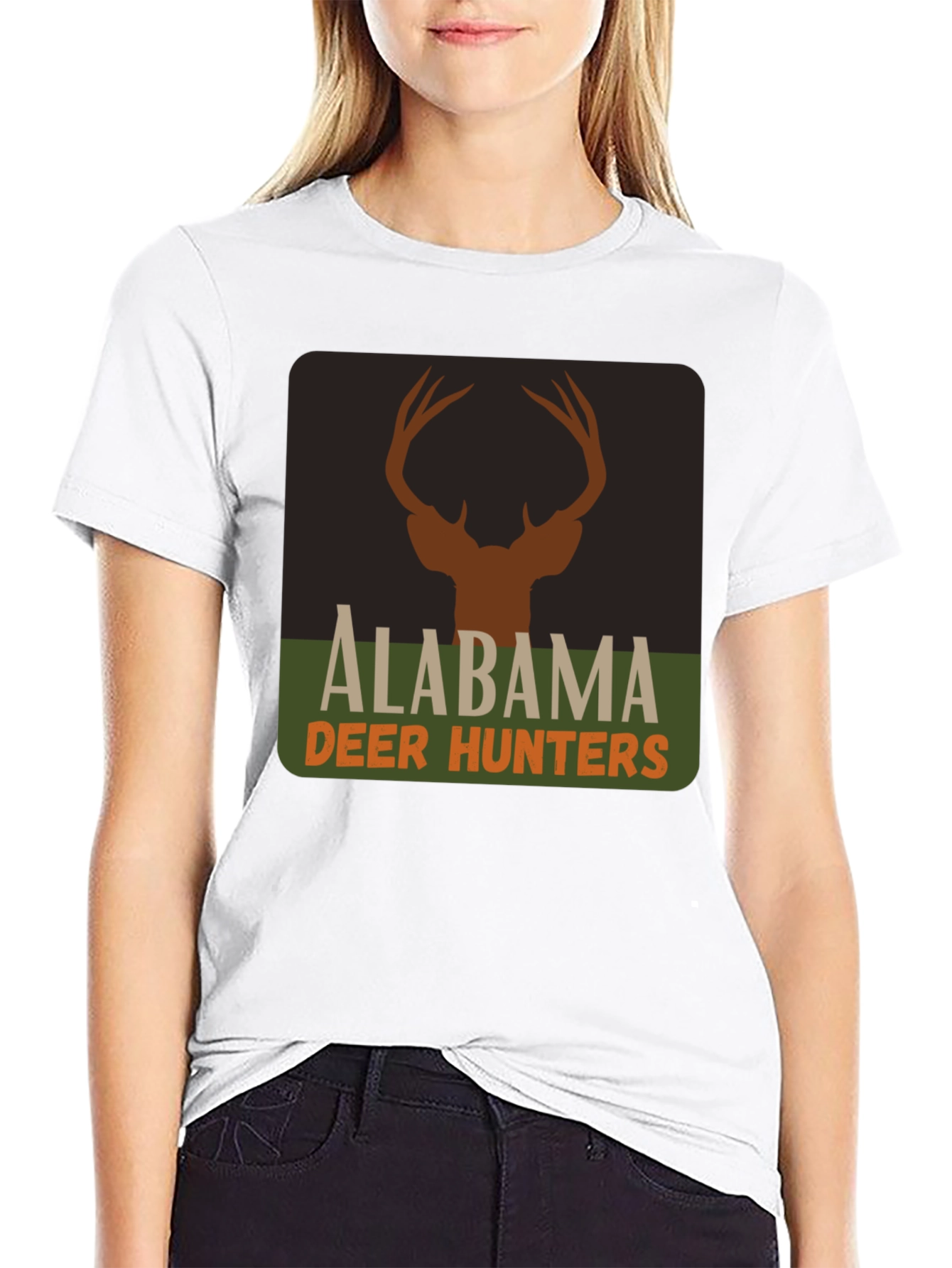 Alabama Deer Hunters Graphic T-Shirt - Hunting Season Apparel