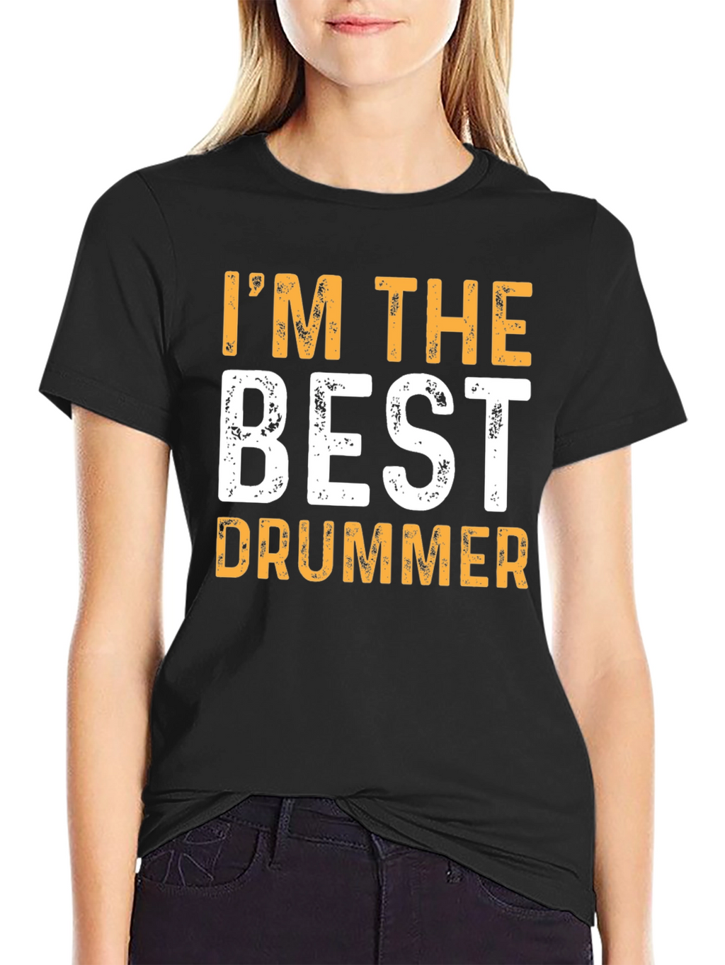 Im The Best Drummer T-Shirt Funny Musician Tee
