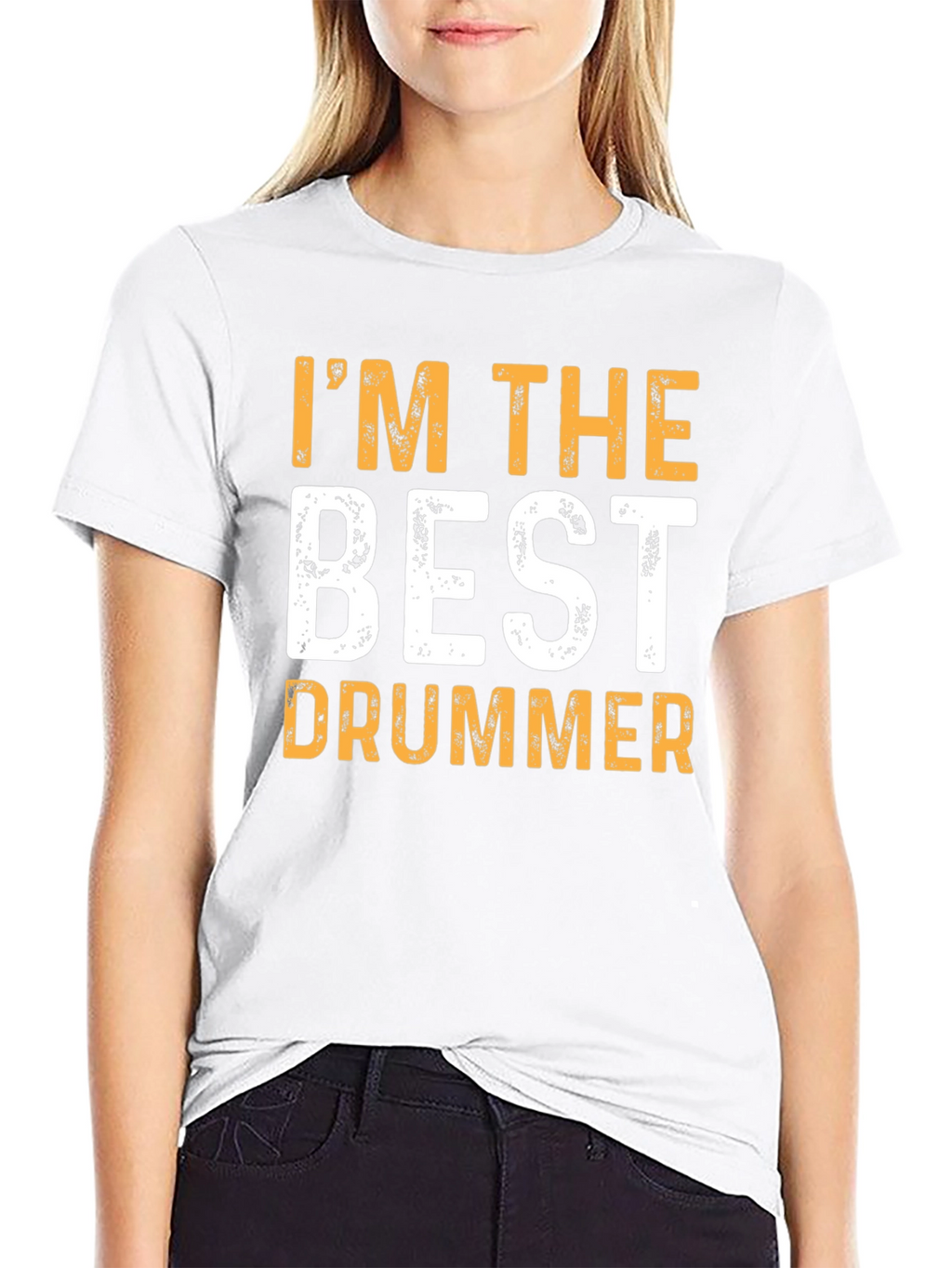 Im The Best Drummer T-Shirt Funny Musician Tee