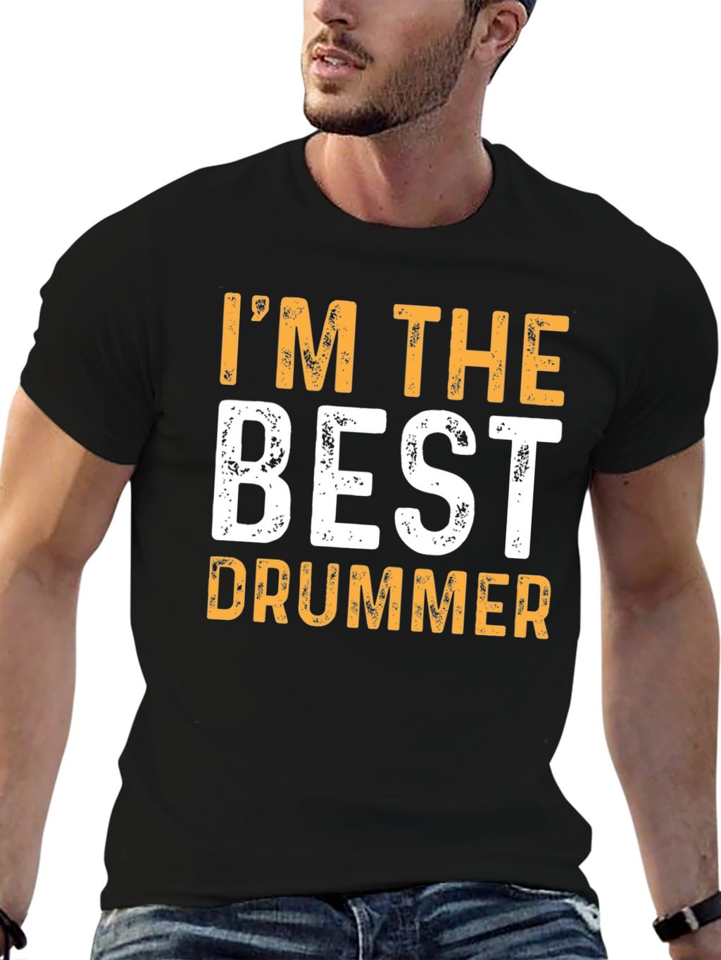 Im The Best Drummer T-Shirt Funny Musician Tee