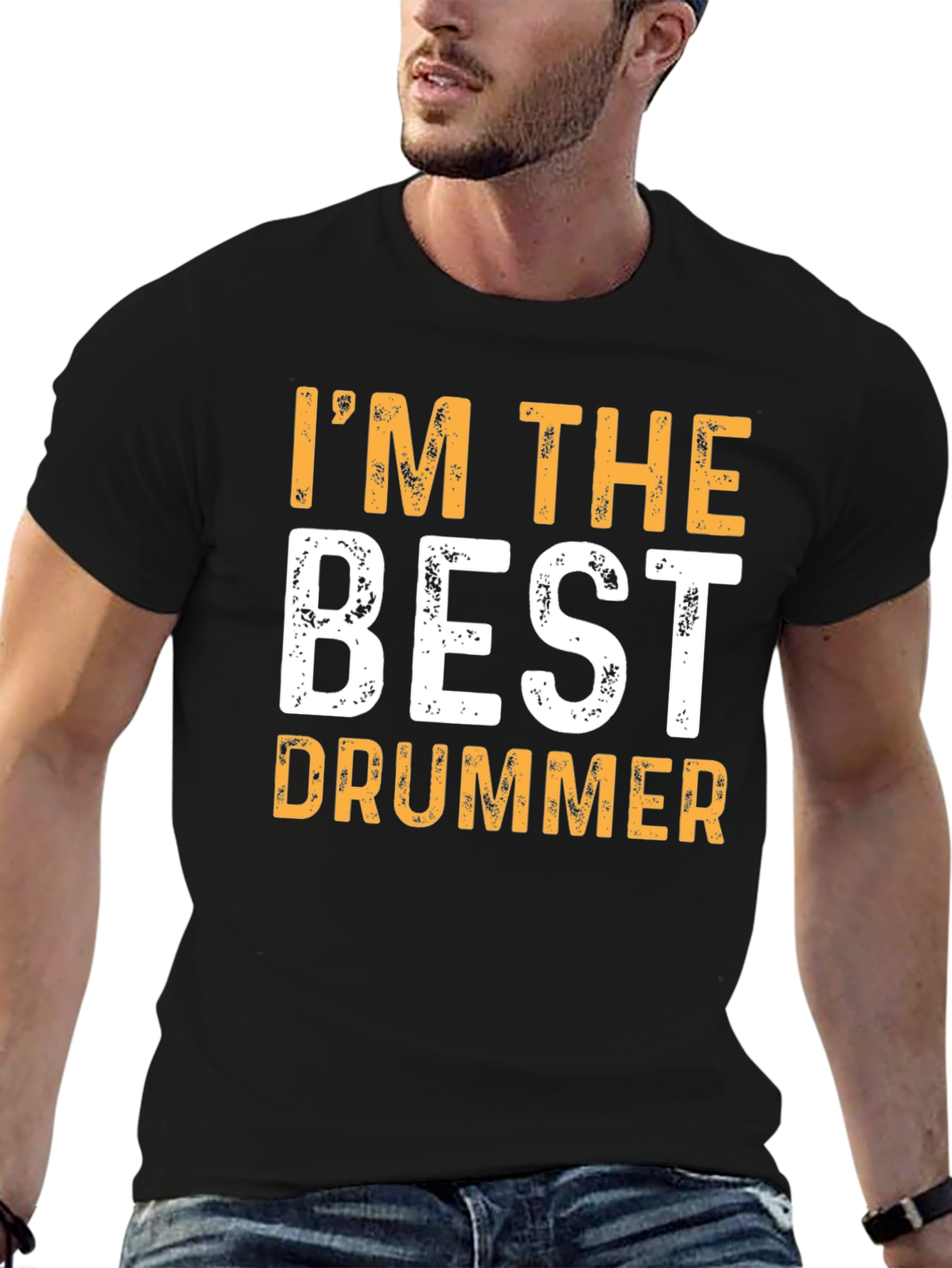 Im The Best Drummer T-Shirt Funny Musician Tee