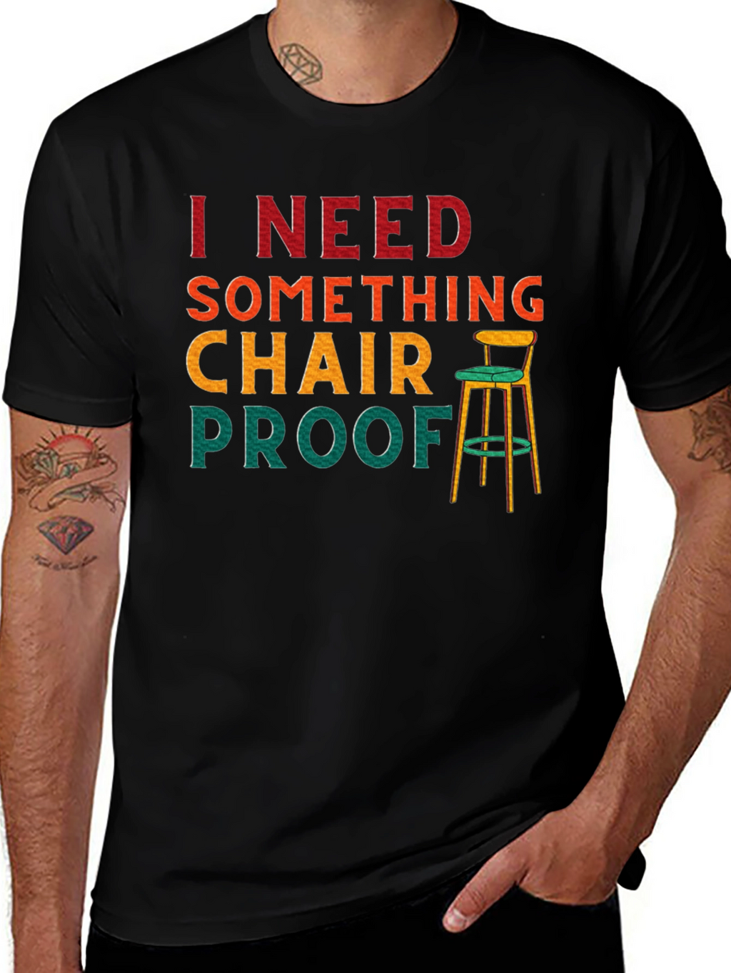Chair Proof T-Shirt - Funny Graphic Tee
