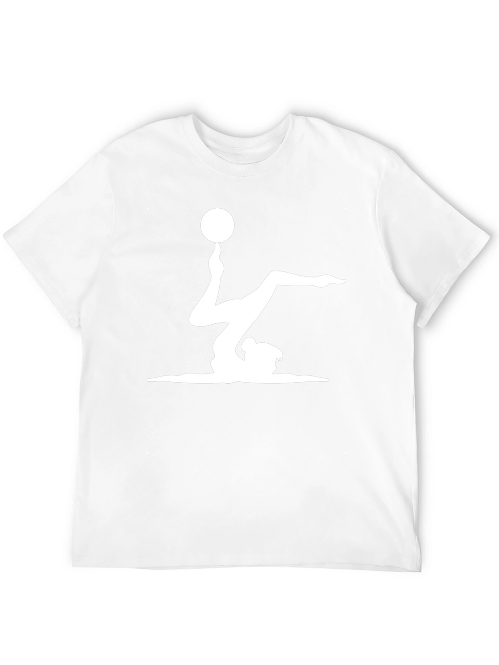 Gymnast Ball Balance Black T-Shirt