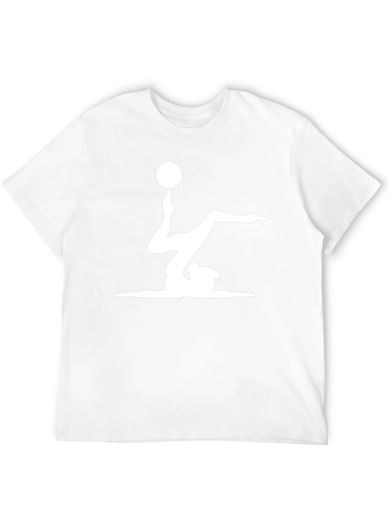 Gymnast Ball Balance Black T-Shirt