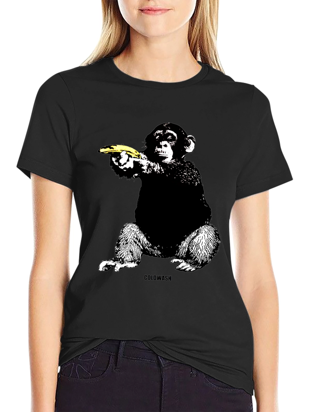 Banana Gun Monkey T-Shirt - Unique Graphic Tee