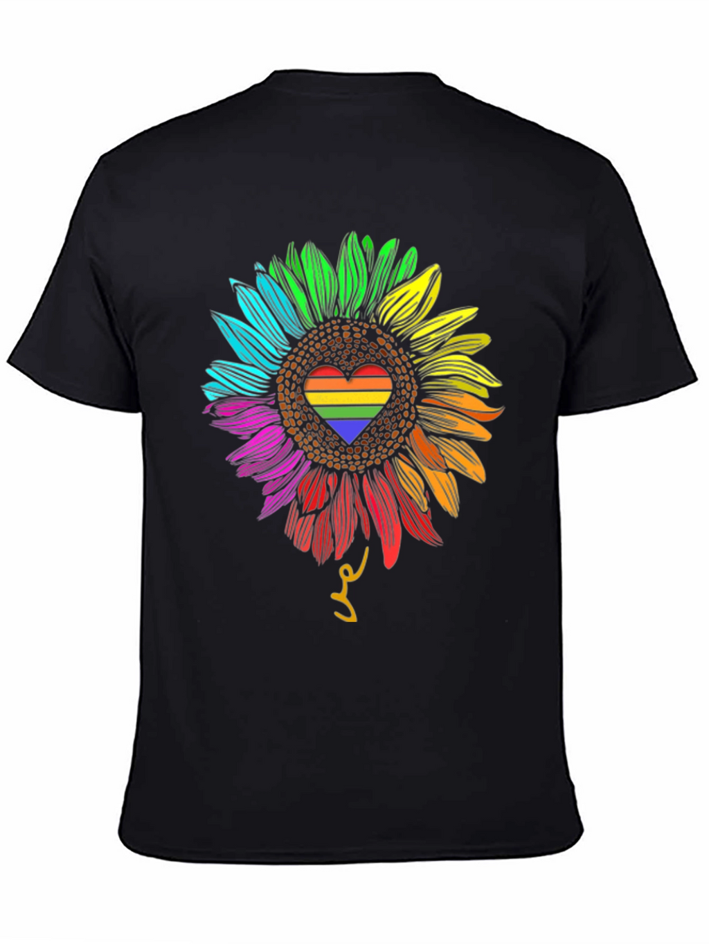 Rainbow Sunflower Pride T-Shirt