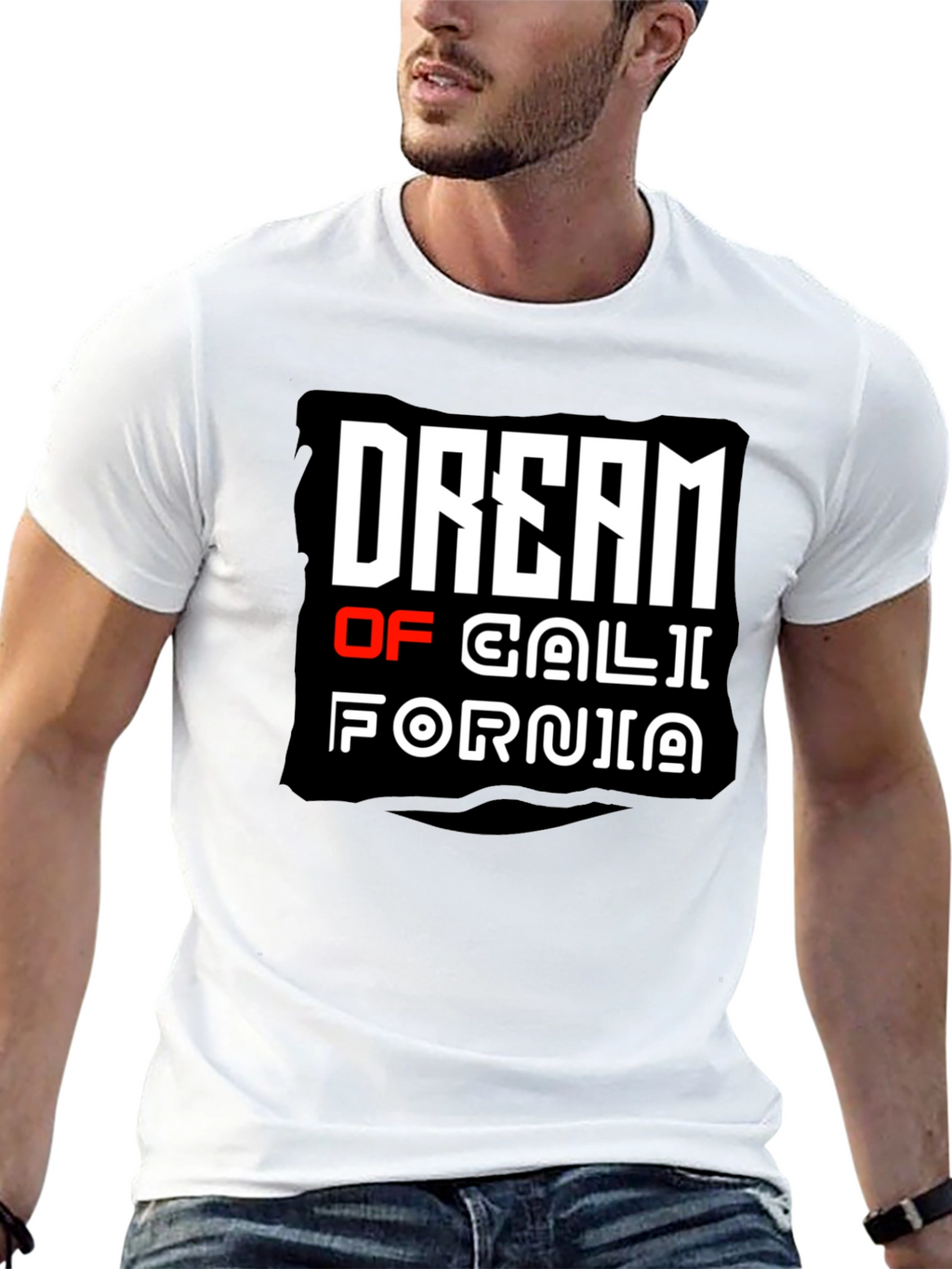 Dream of California Graphic T-Shirt - Black