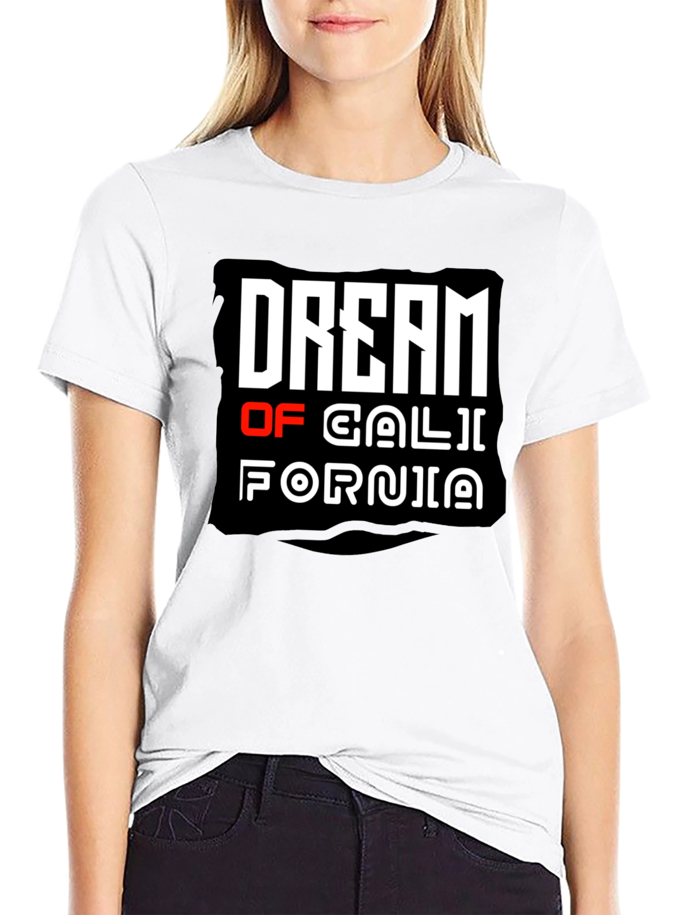 Dream of California Graphic T-Shirt - Black