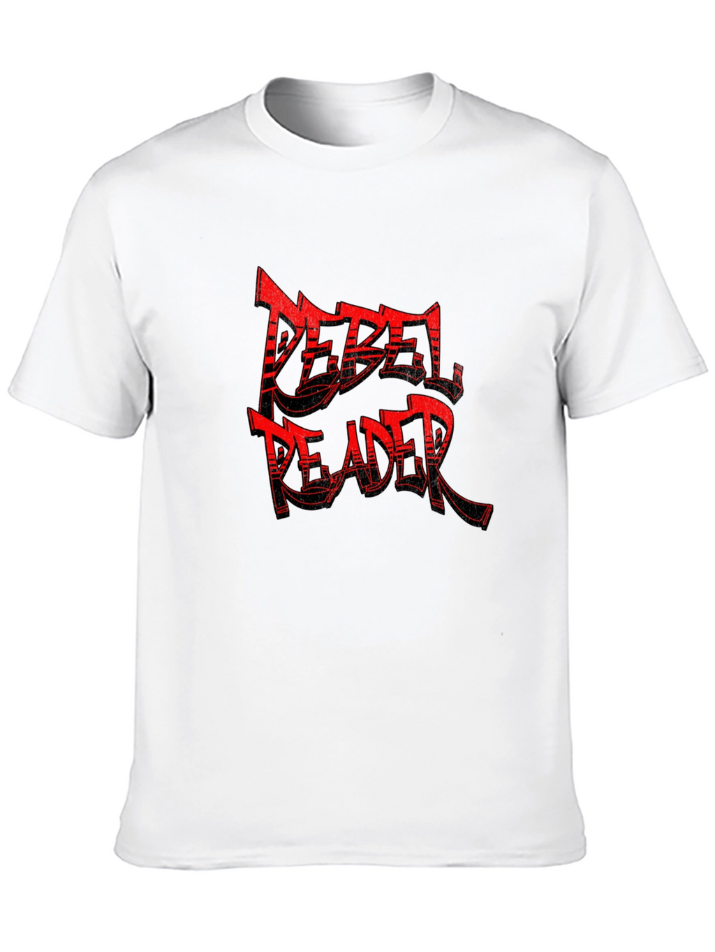 Rebel Reader Black T-Shirt - Bold Graphic Tee