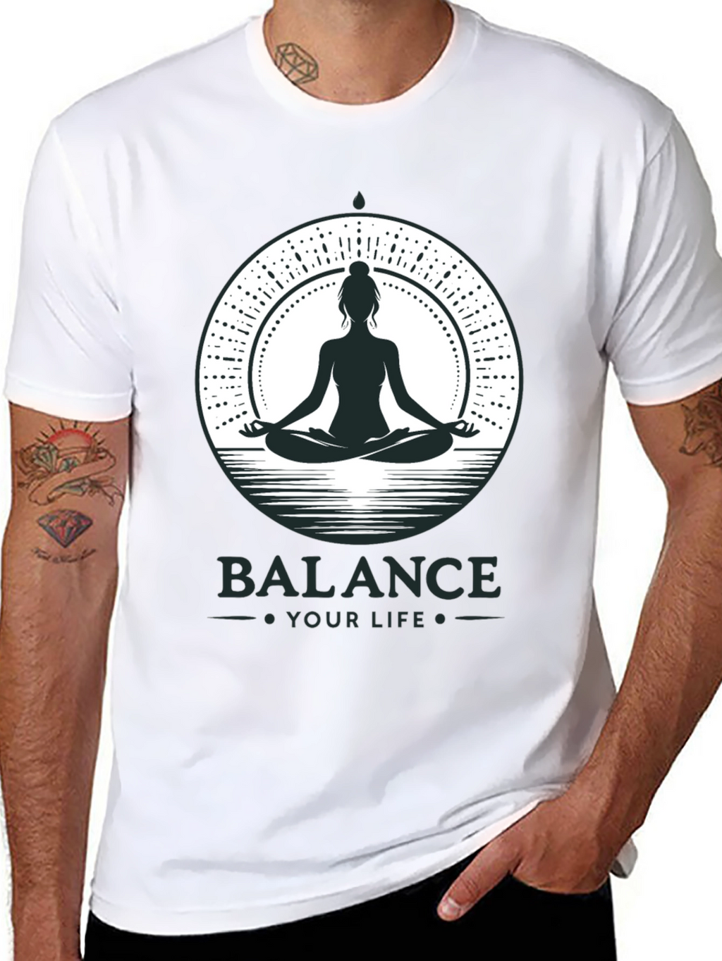 Balance Your Life Meditation T-Shirt