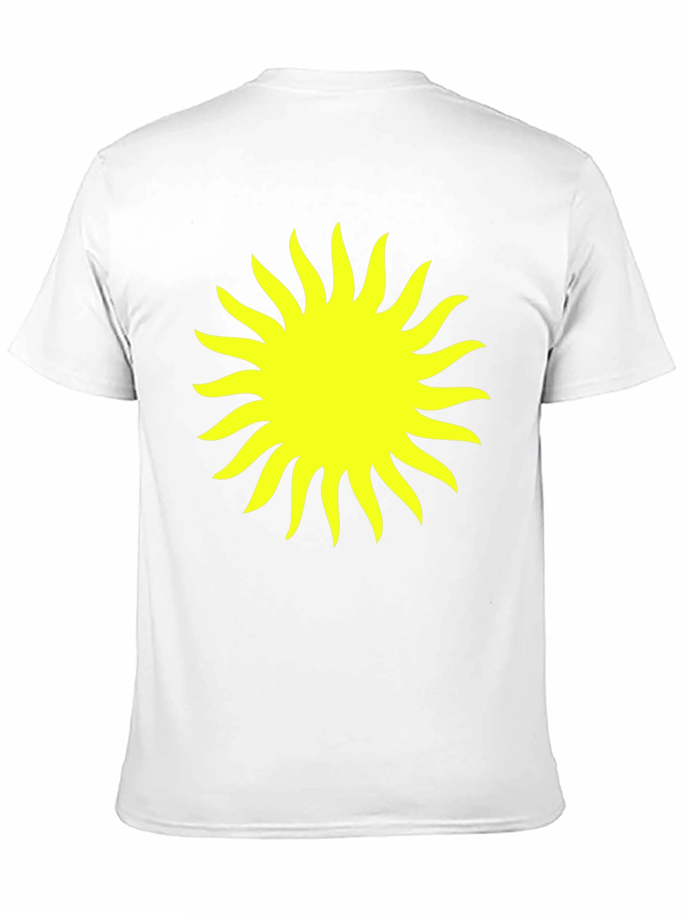 Radiant Sun Graphic Tee - Black Cotton Comfort