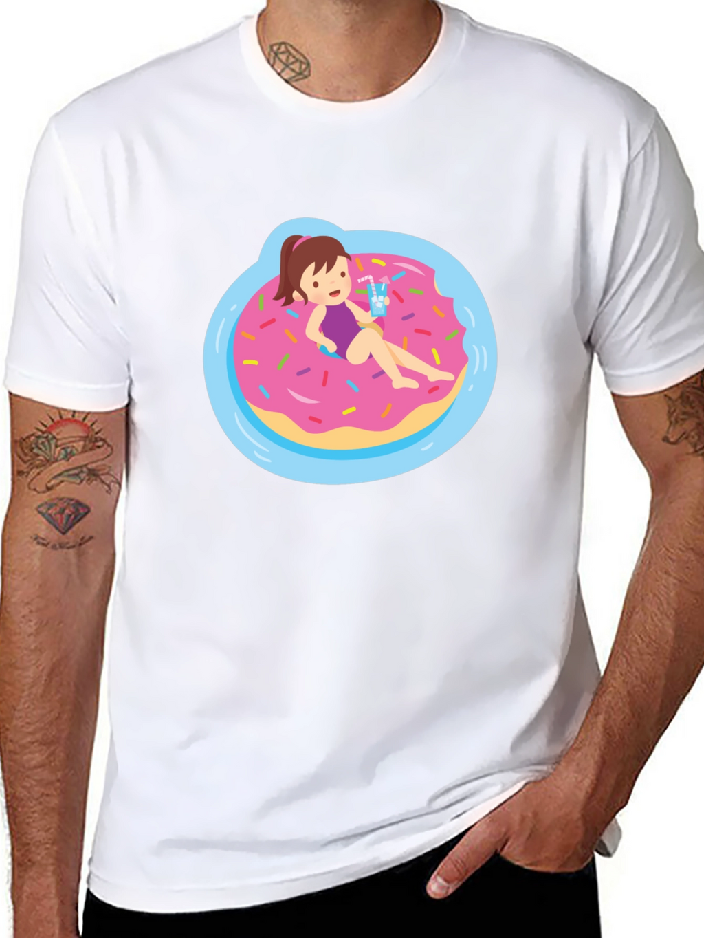 Fun Donut Float T-Shirt