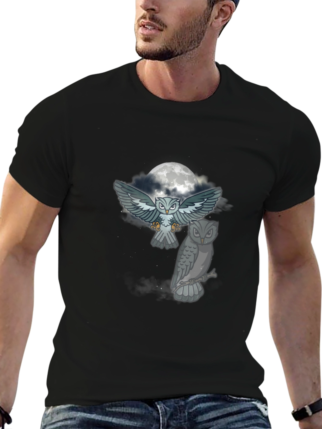 Owl Moon Graphic Tee