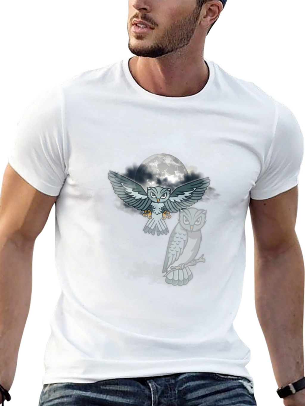 Owl Moon Graphic Tee