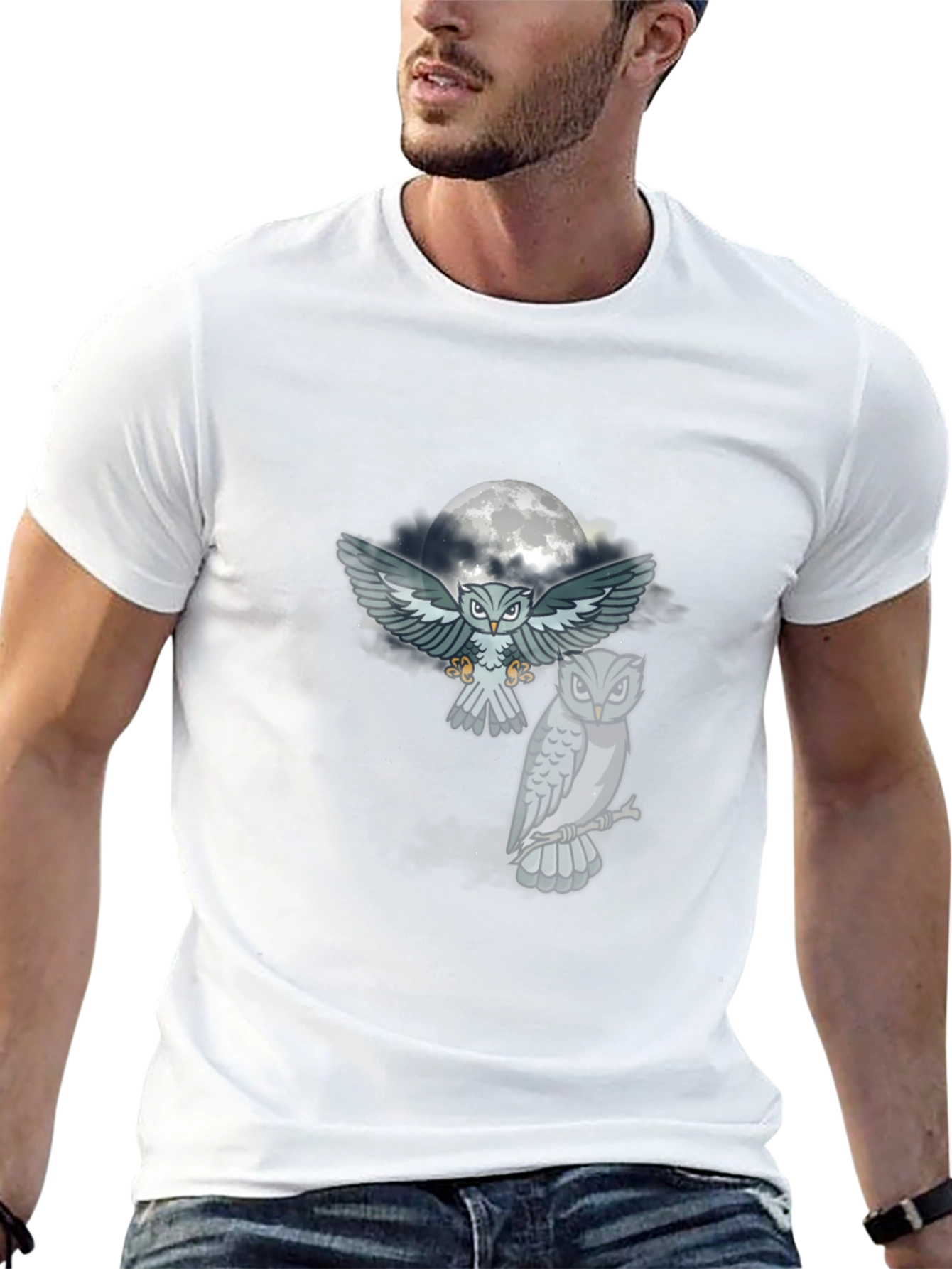 Owl Moon Graphic Tee