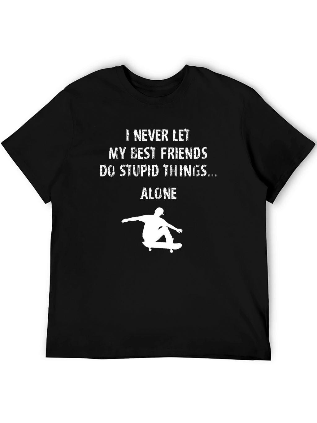 Funny Friends Skateboard Graphic T-Shirt