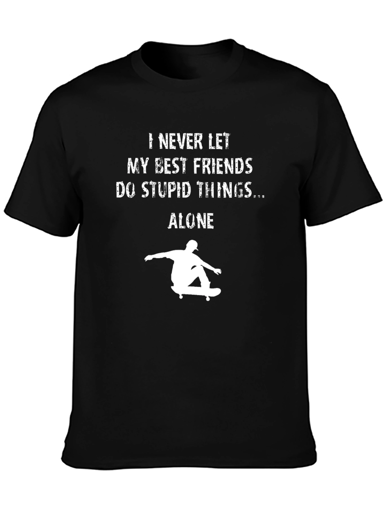 Funny Friends Skateboard Graphic T-Shirt