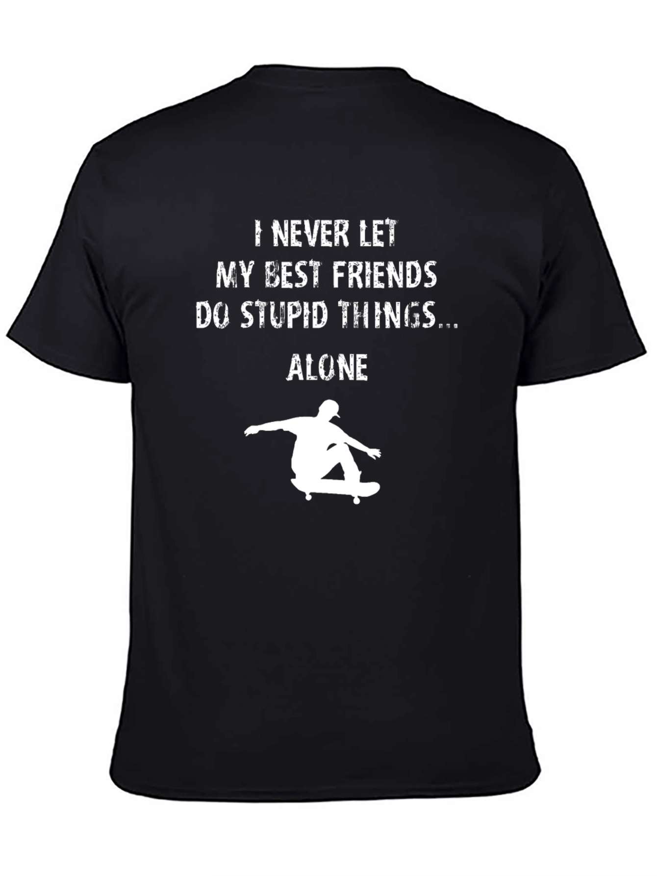 Funny Friends Skateboard Graphic T-Shirt