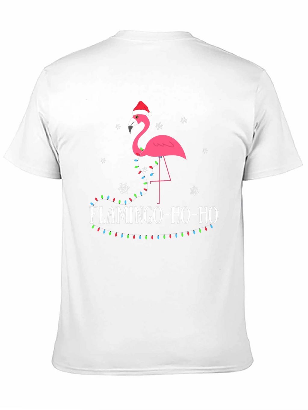 Festive Flamingo Christmas Tee