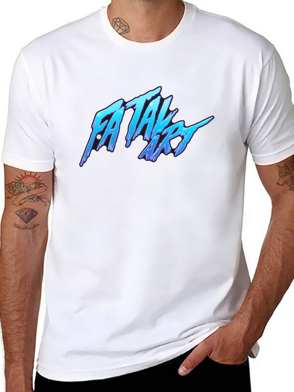 Fatal Art Black Graphic T-Shirt