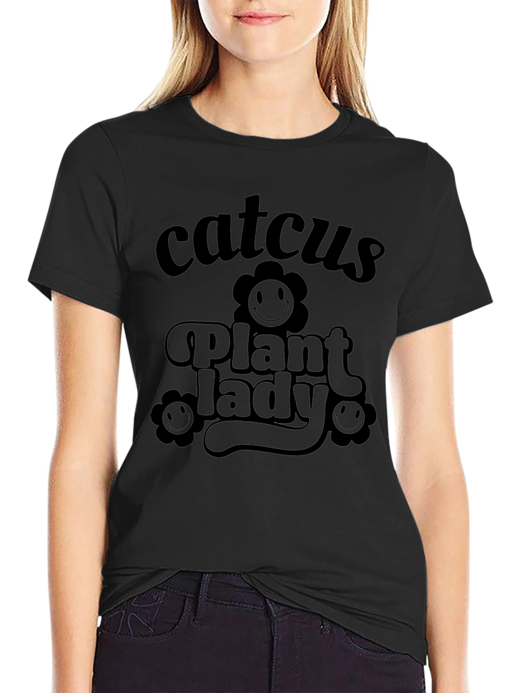 Catcus Plant Lady Funny Graphic Tee