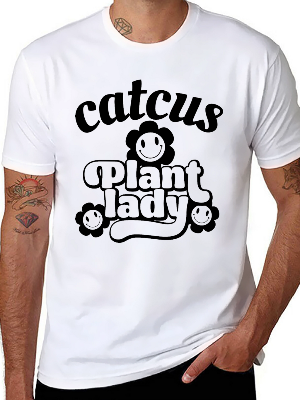 Catcus Plant Lady Funny Graphic Tee