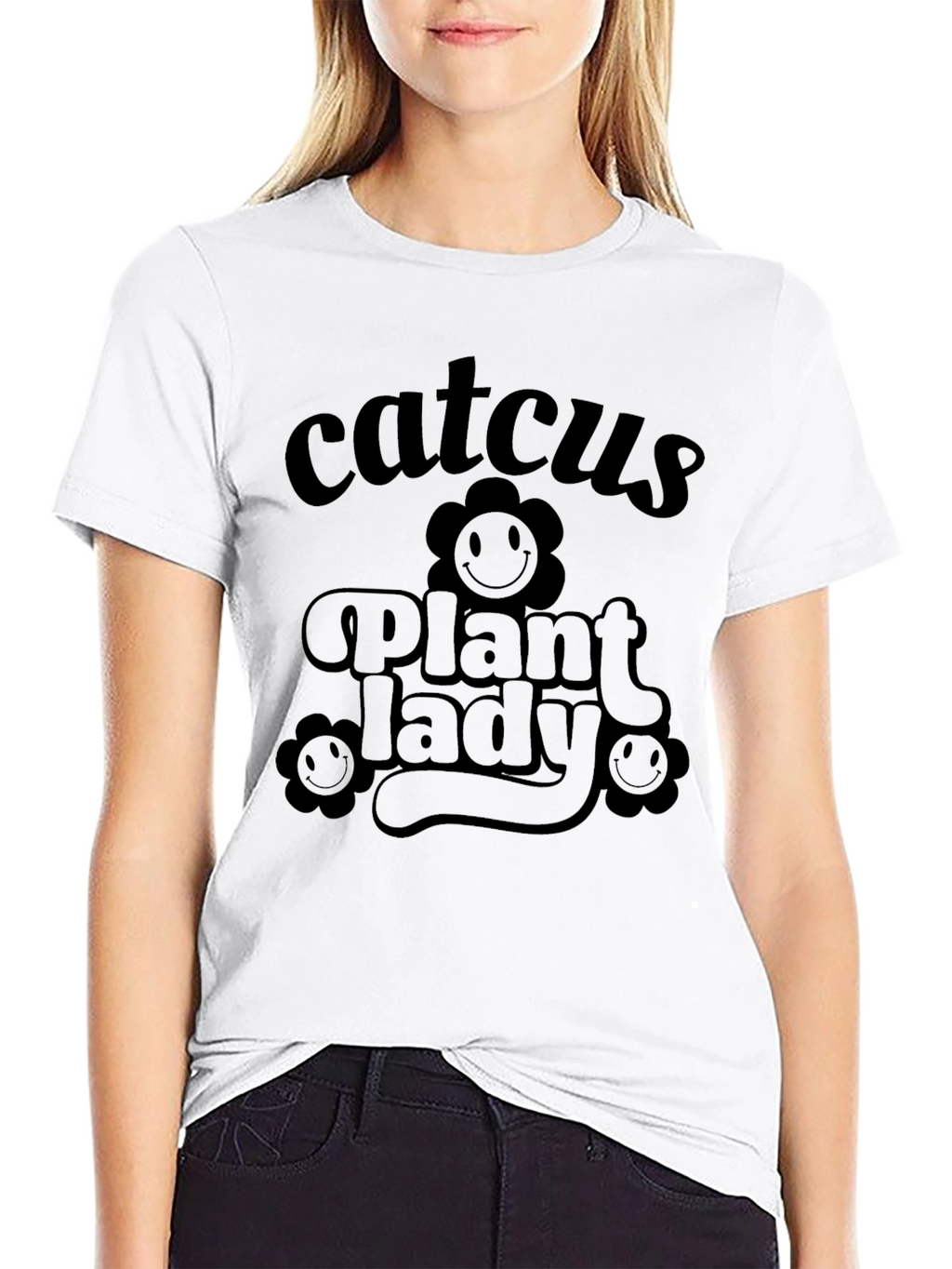 Catcus Plant Lady Funny Graphic Tee