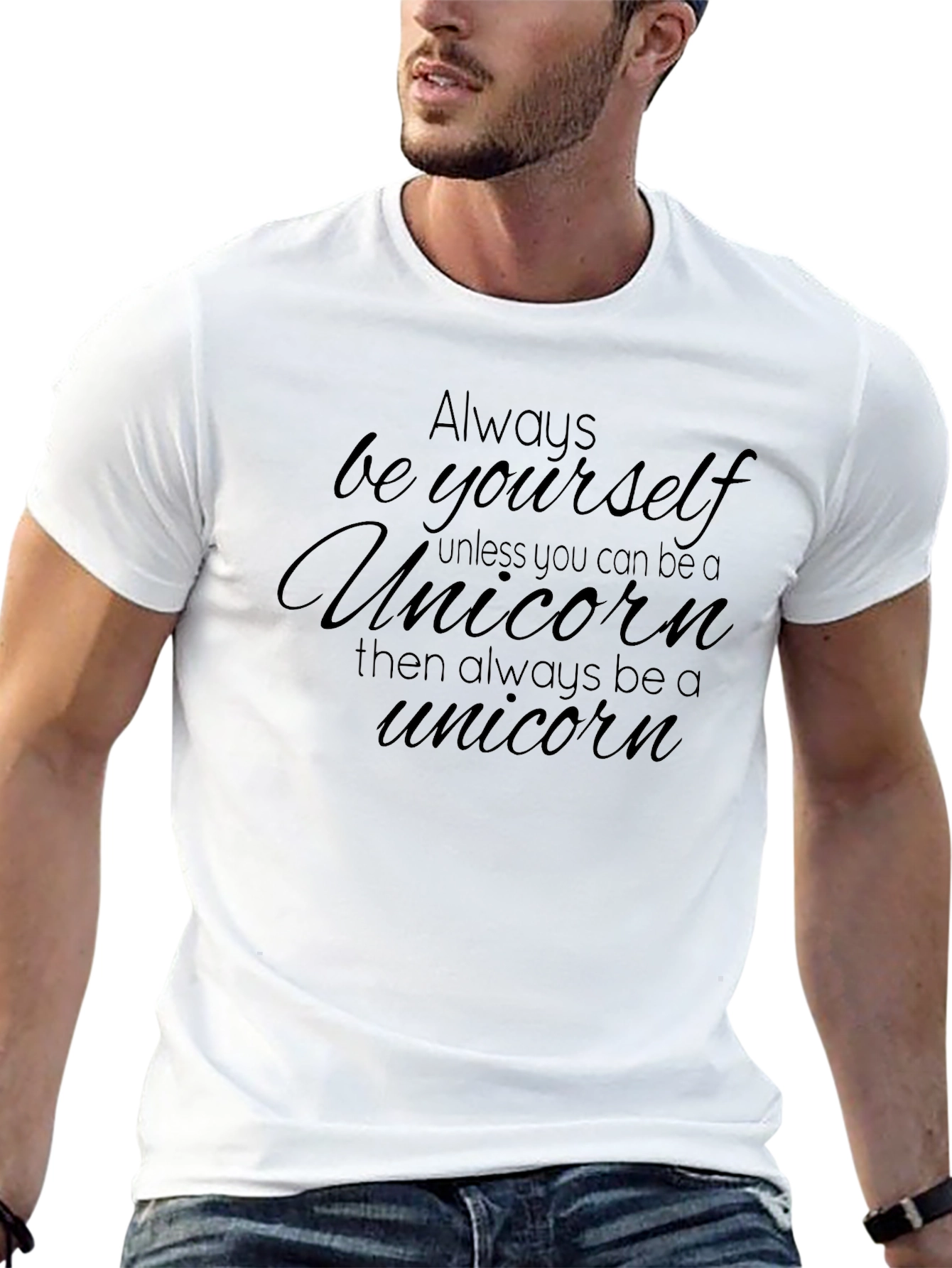 Always Be a Unicorn Black T-Shirt
