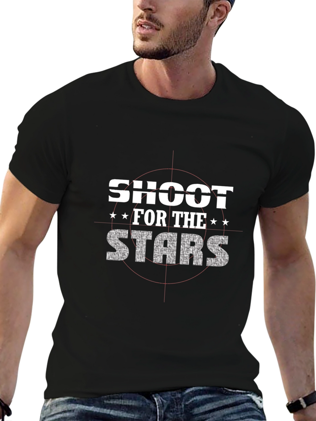 Shoot for the Stars Graphic Print Tee