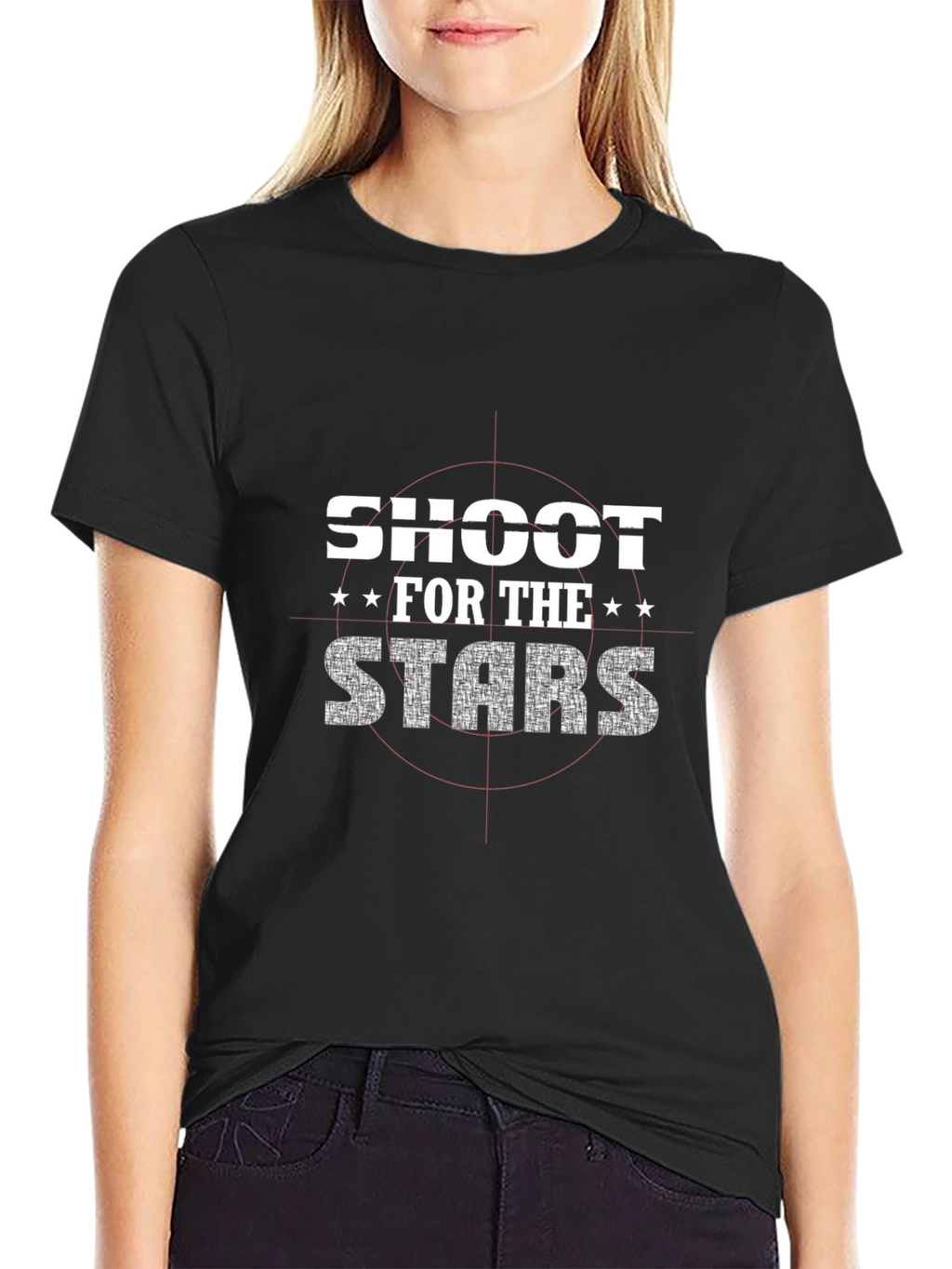 Shoot for the Stars Graphic Print Tee