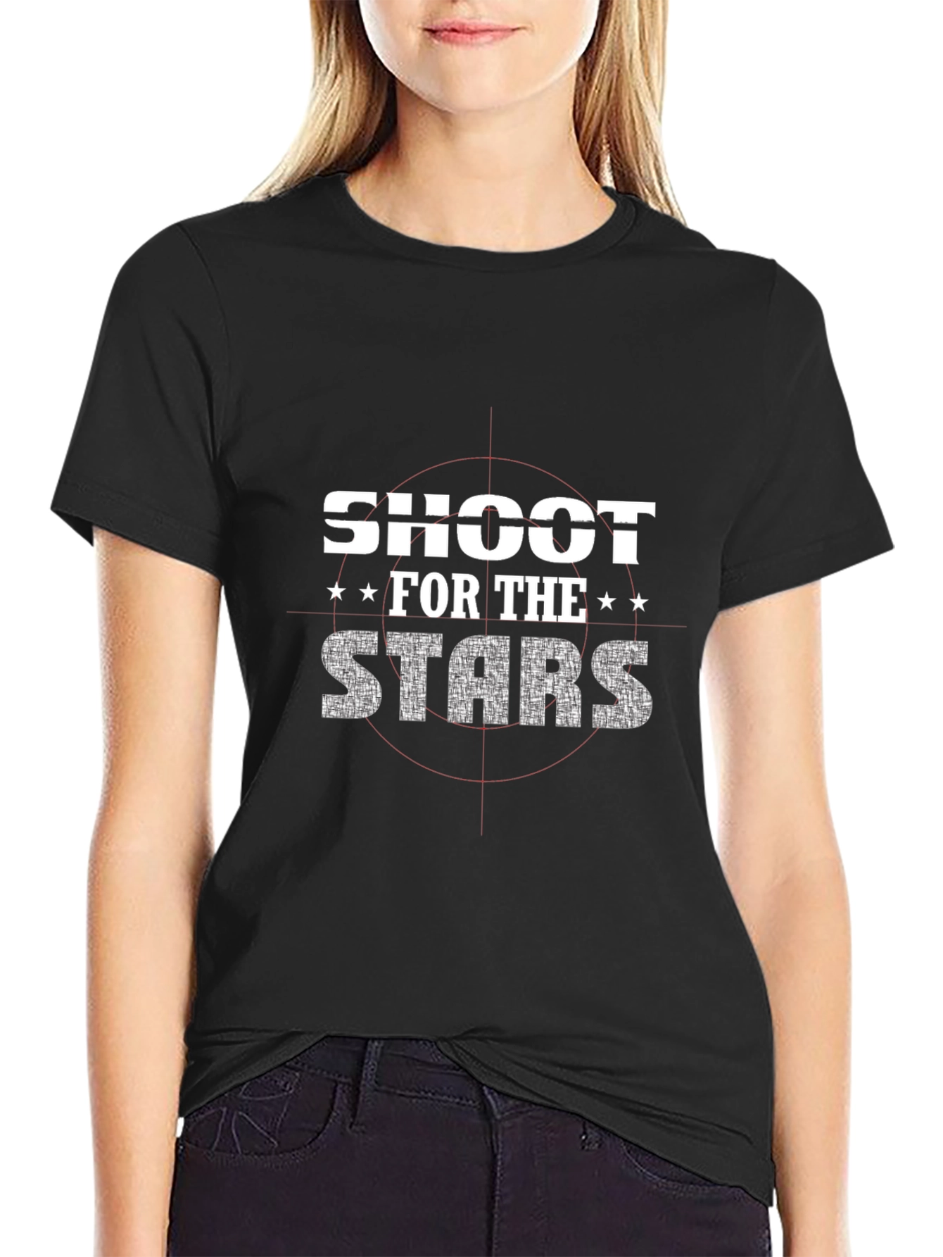 Shoot for the Stars Graphic Print Tee