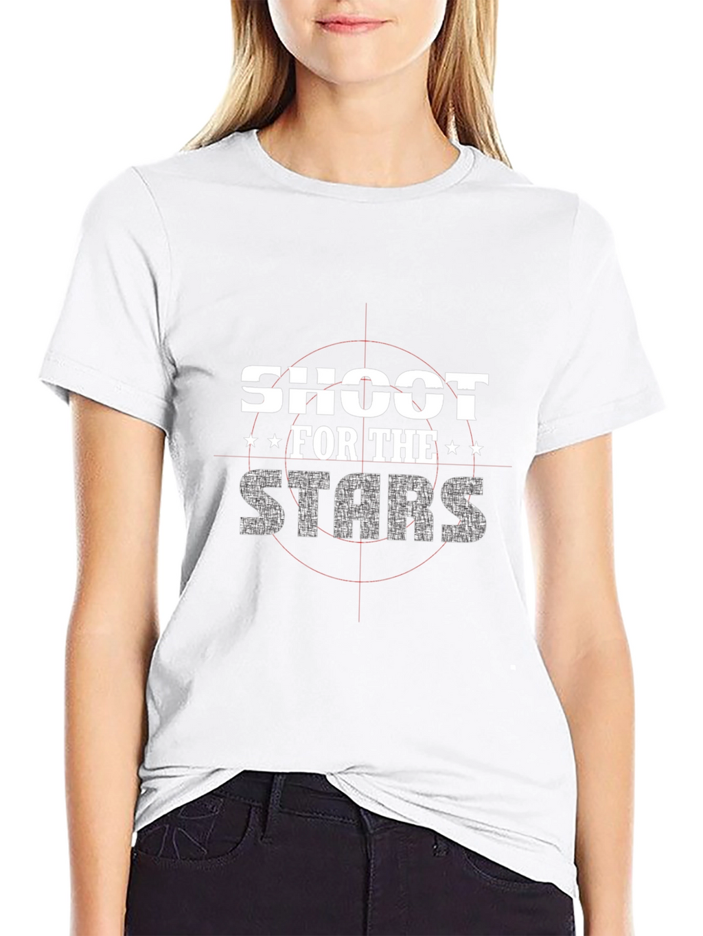 Shoot for the Stars Graphic Print Tee