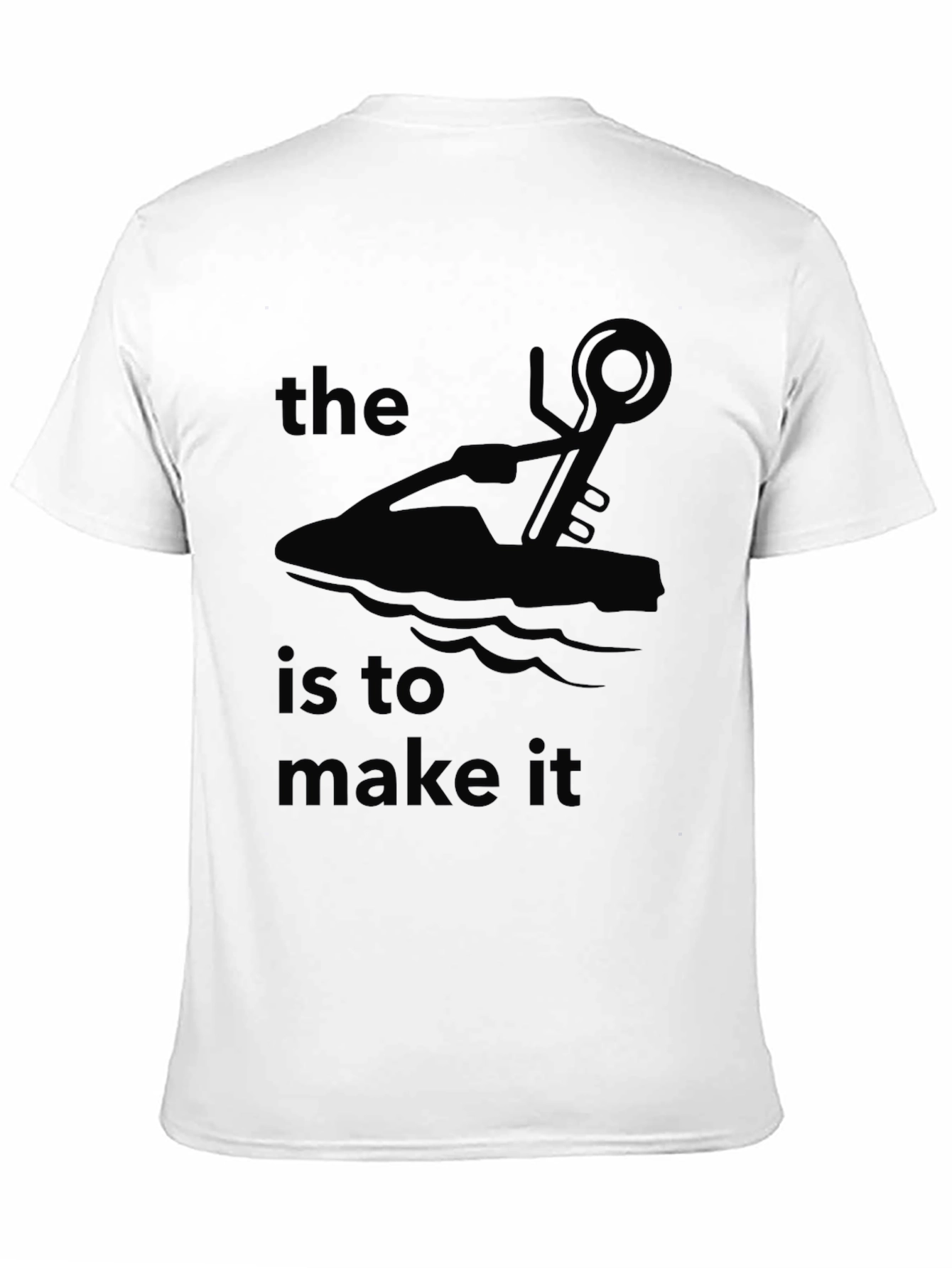 The Key is to Make It - Black Graphic Tee