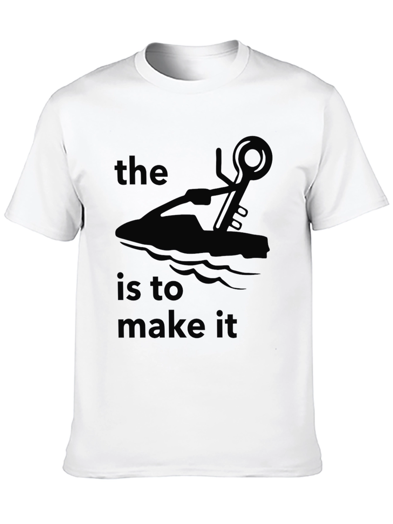 The Key is to Make It - Black Graphic Tee