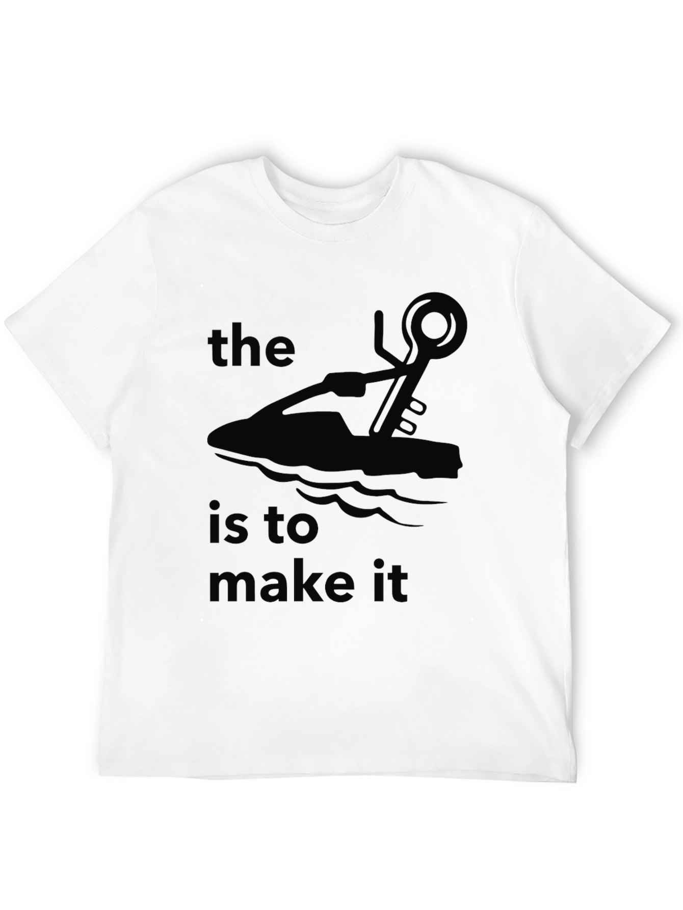 The Key is to Make It - Black Graphic Tee