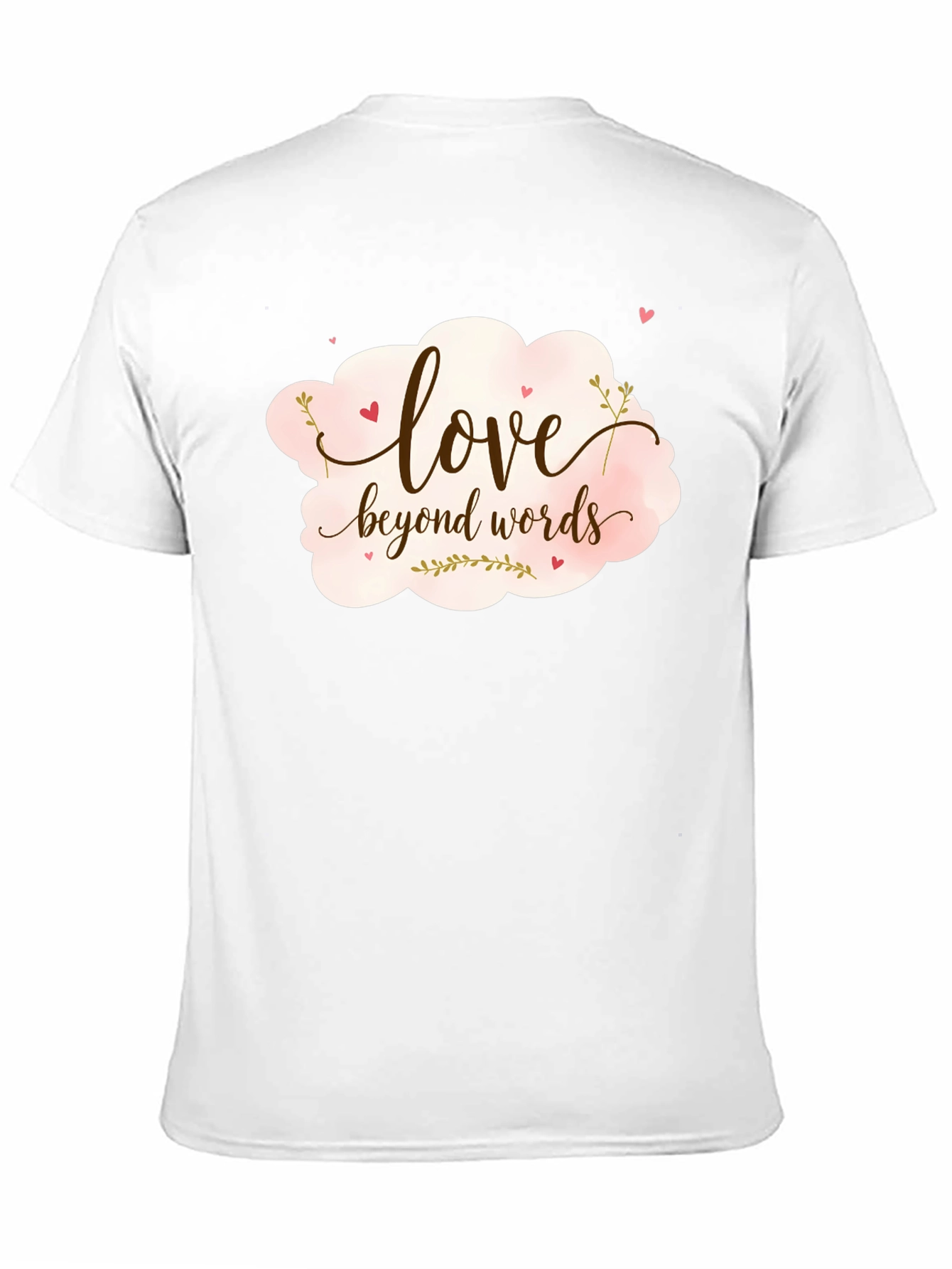 Love Beyond Words Graphic Tee - Black