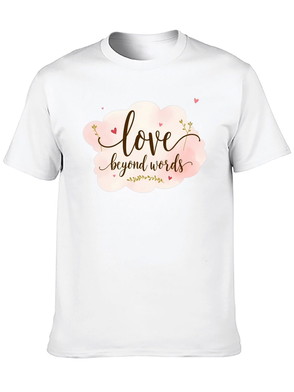 Love Beyond Words Graphic Tee - Black