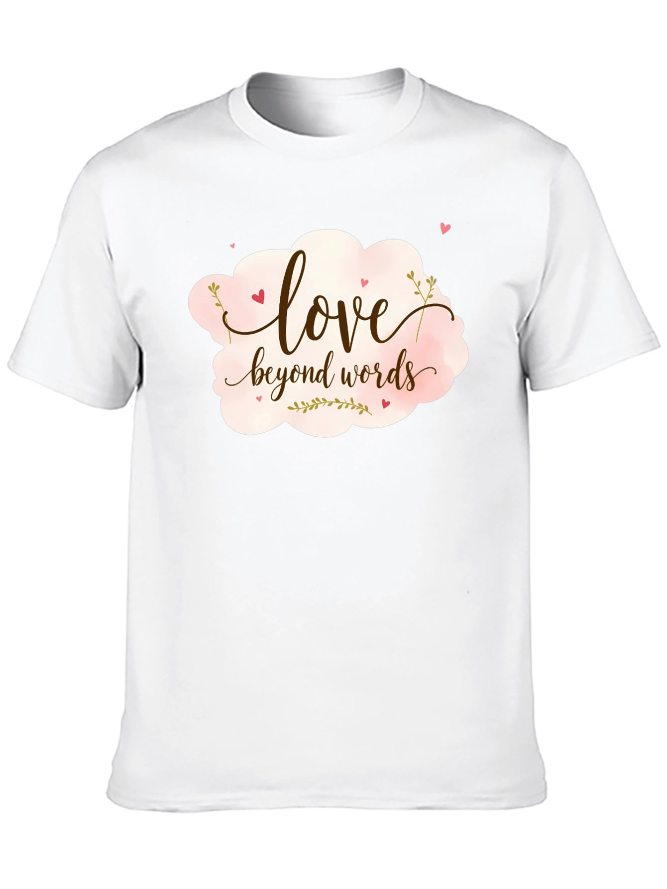 Love Beyond Words Graphic Tee - Black