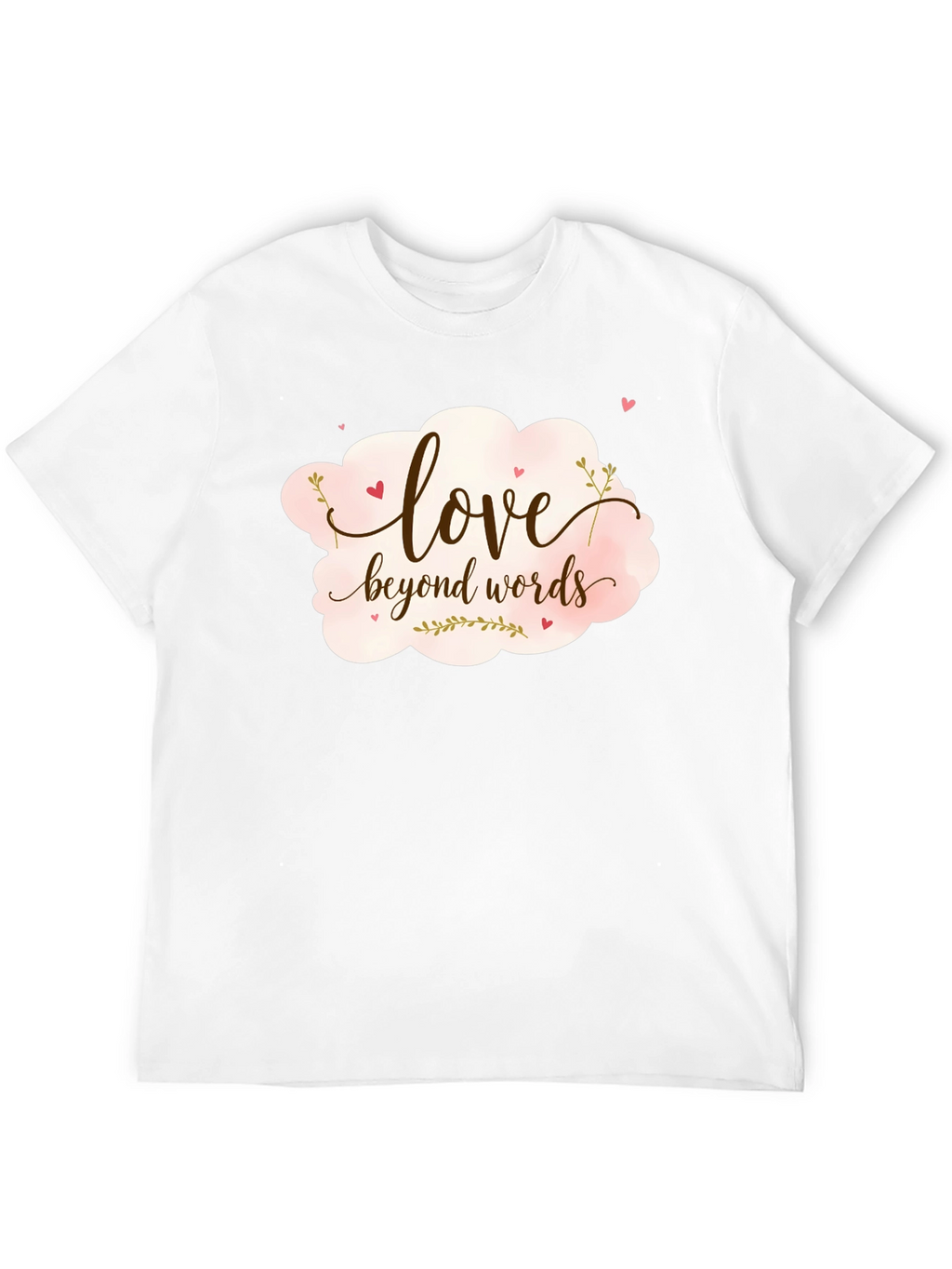 Love Beyond Words Graphic Tee - Black