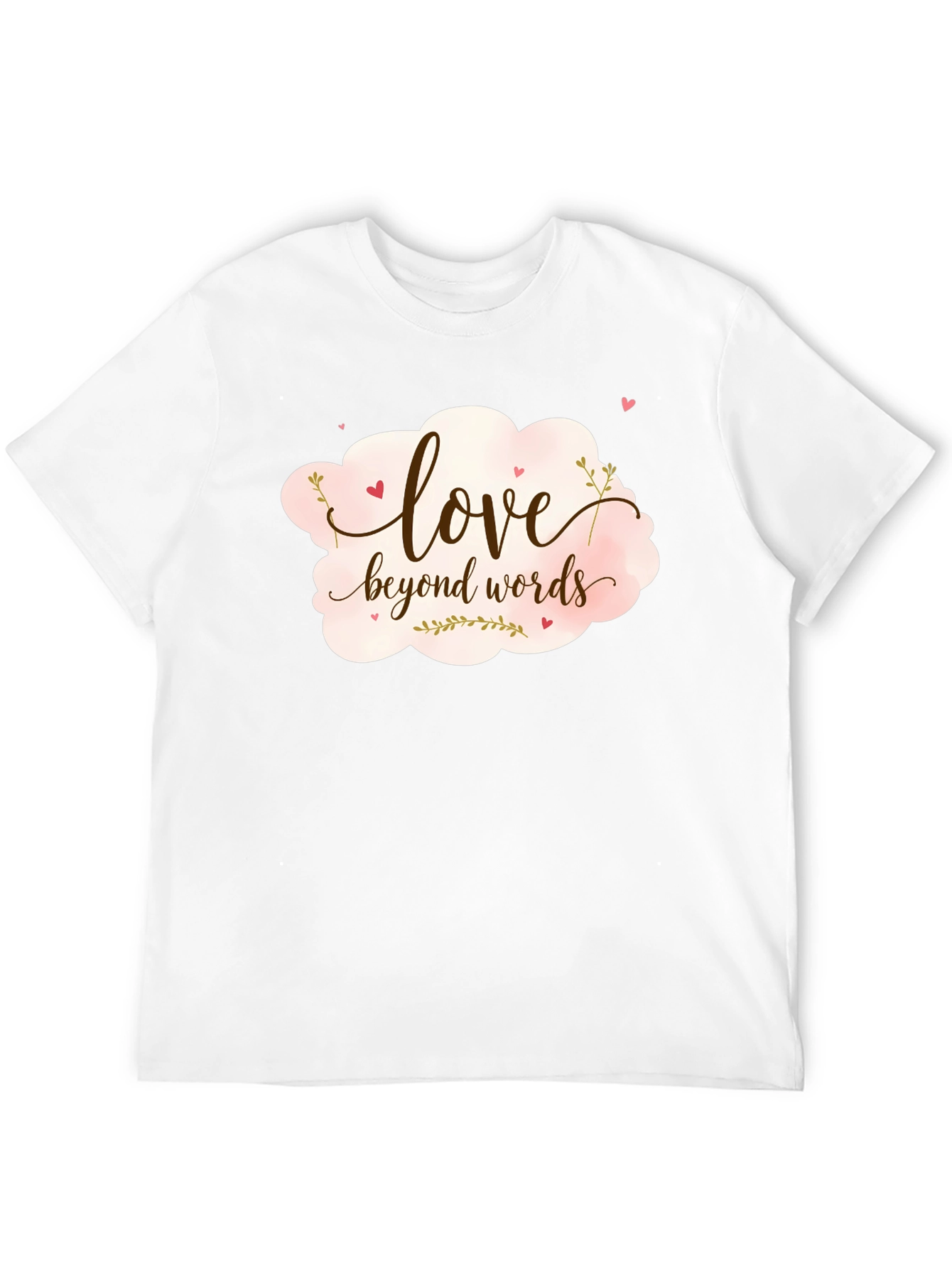 Love Beyond Words Graphic Tee - Black