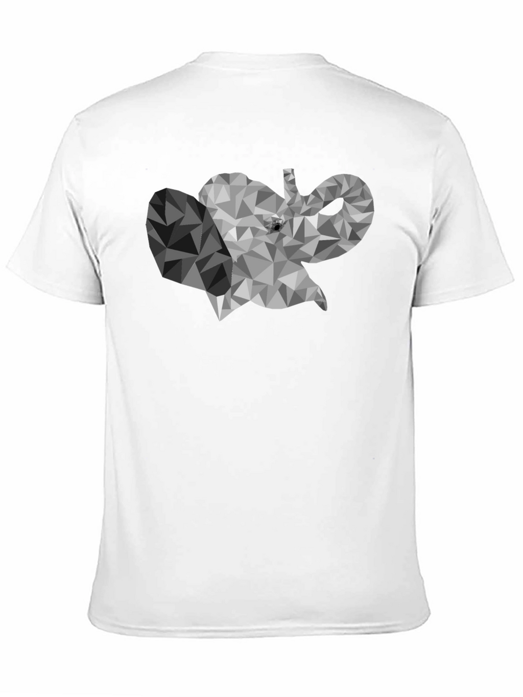 Geometric Elephant Graphic T-Shirt - Modern Style