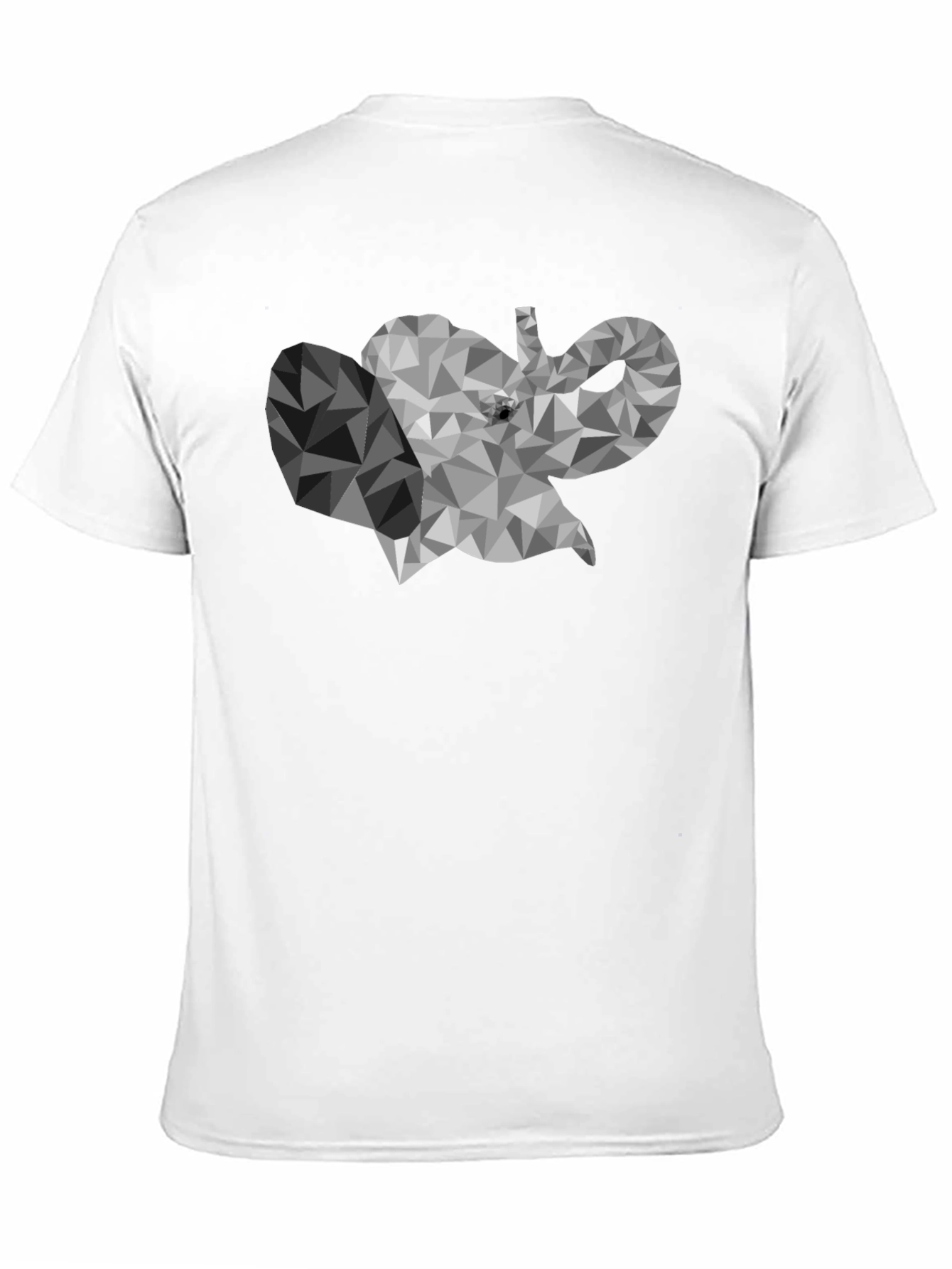 Geometric Elephant Graphic T-Shirt - Modern Style