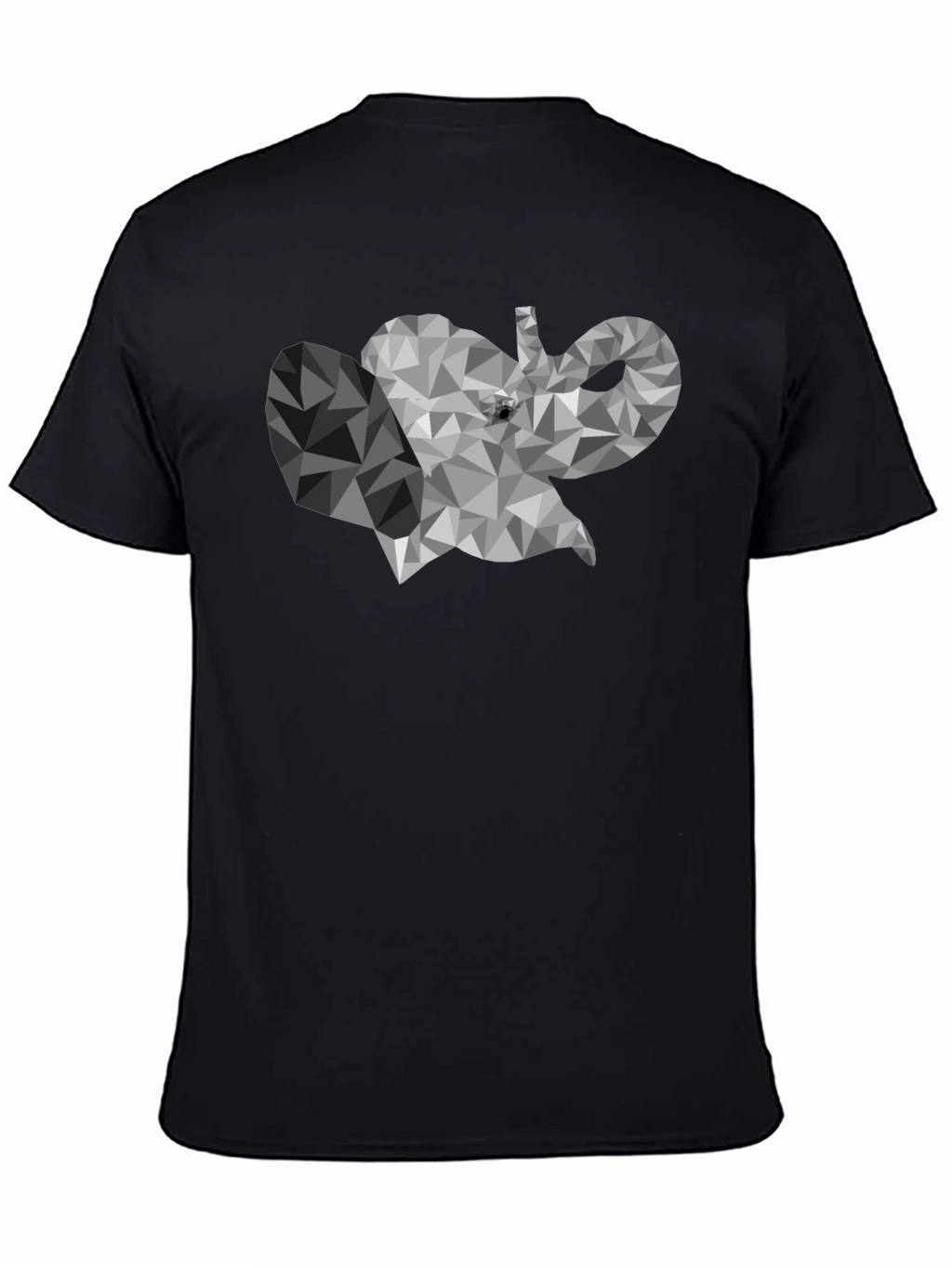 Geometric Elephant Graphic T-Shirt - Modern Style