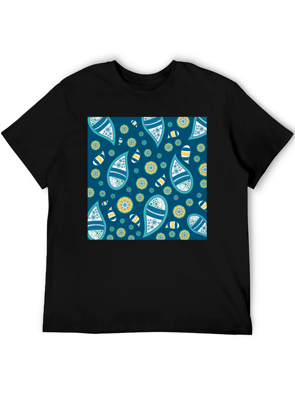 Paisley Pattern T-Shirt: Stylish Casual Wear