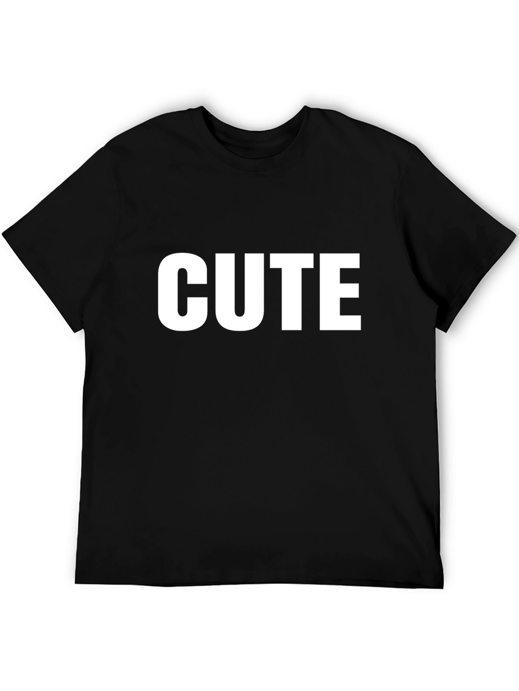 Cute Graphic Tee - Stylish Mens Black T-Shirt