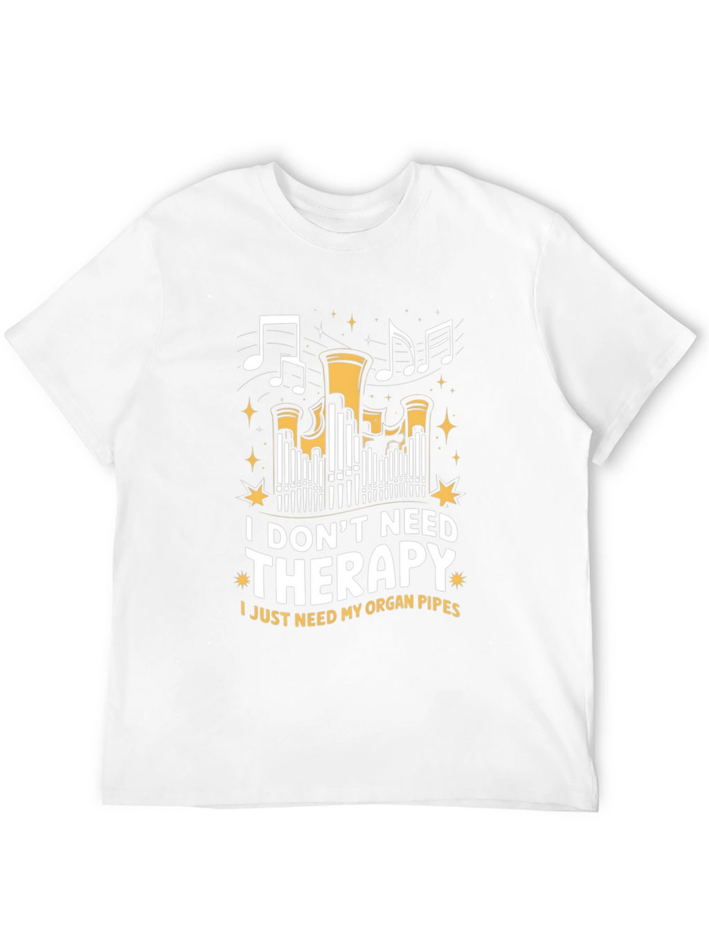 Organ Pipes Therapy T-Shirt - Music Lover Tee